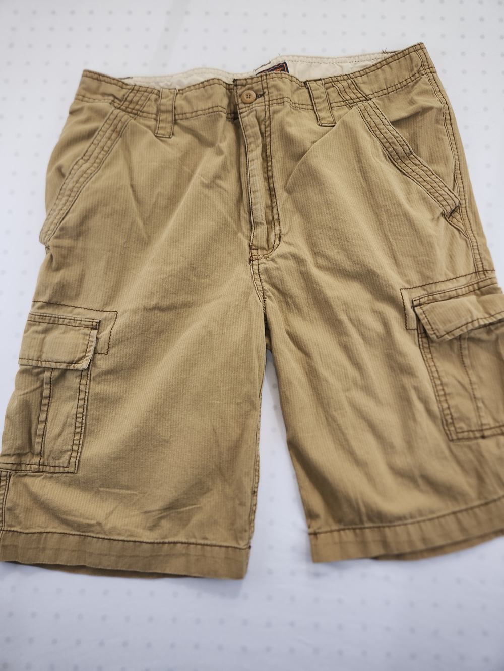 Men's Cargo Shorts Khaki Tan - Classic Utility Style